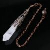 White Crystal+Bronze Cap