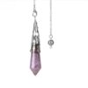 Amethyst + silver cap