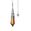 Tiger eye + silver cap