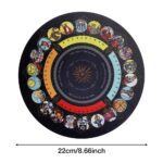 Tarot card circular divination tool, 22cm/8.66 inch.