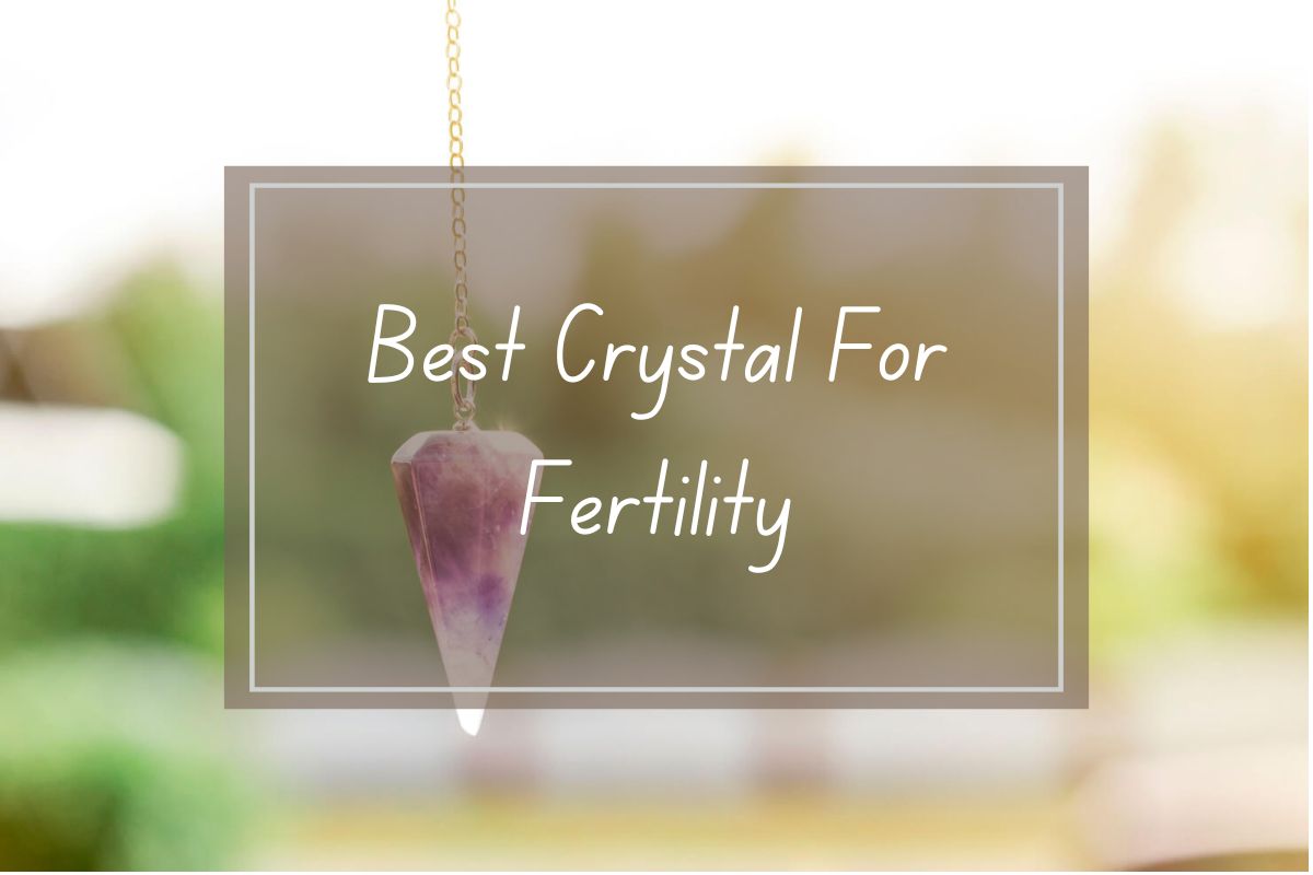 Purple crystal pendulum, best crystal for fertility.