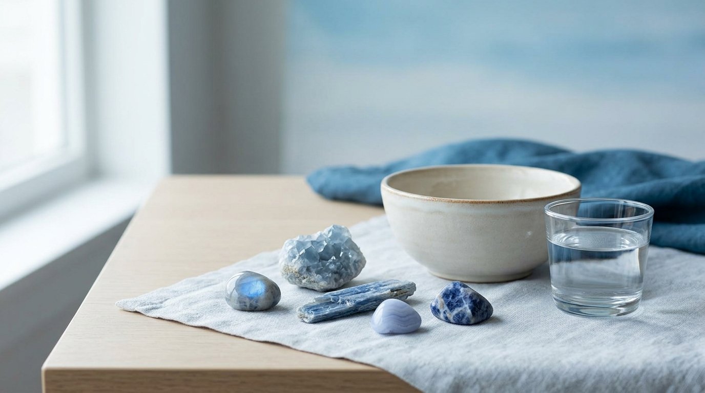 Blue Gemstones Spiritual Awakening Serenity: Meaning and Symbolism - Image 1