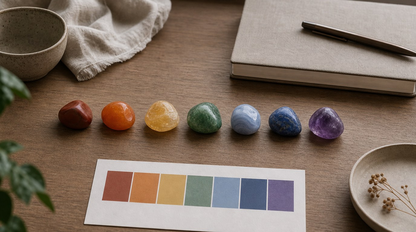 Chakra Stones Chart for Chakra Awareness: Meanings, Uses, and Guide - Image 1